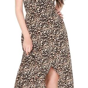Leopard Print Maxi Dress